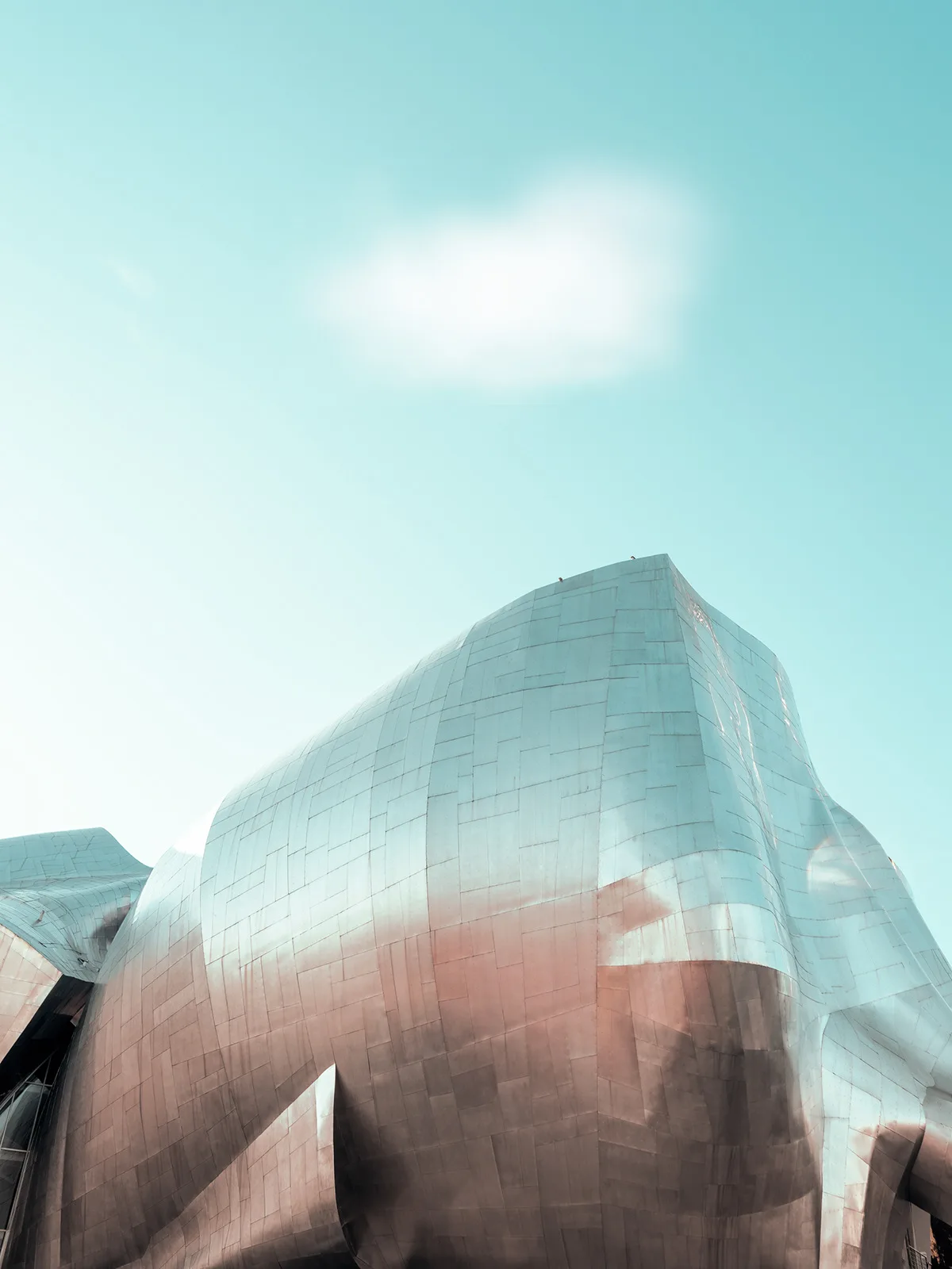 Dramatic modern museum exterior with a cloudy sky — limited edition fine art print by Ludwig Favre Dramatic modern museum exterior with a cloudy sky — limited edition fine art print by Ludwig Favre