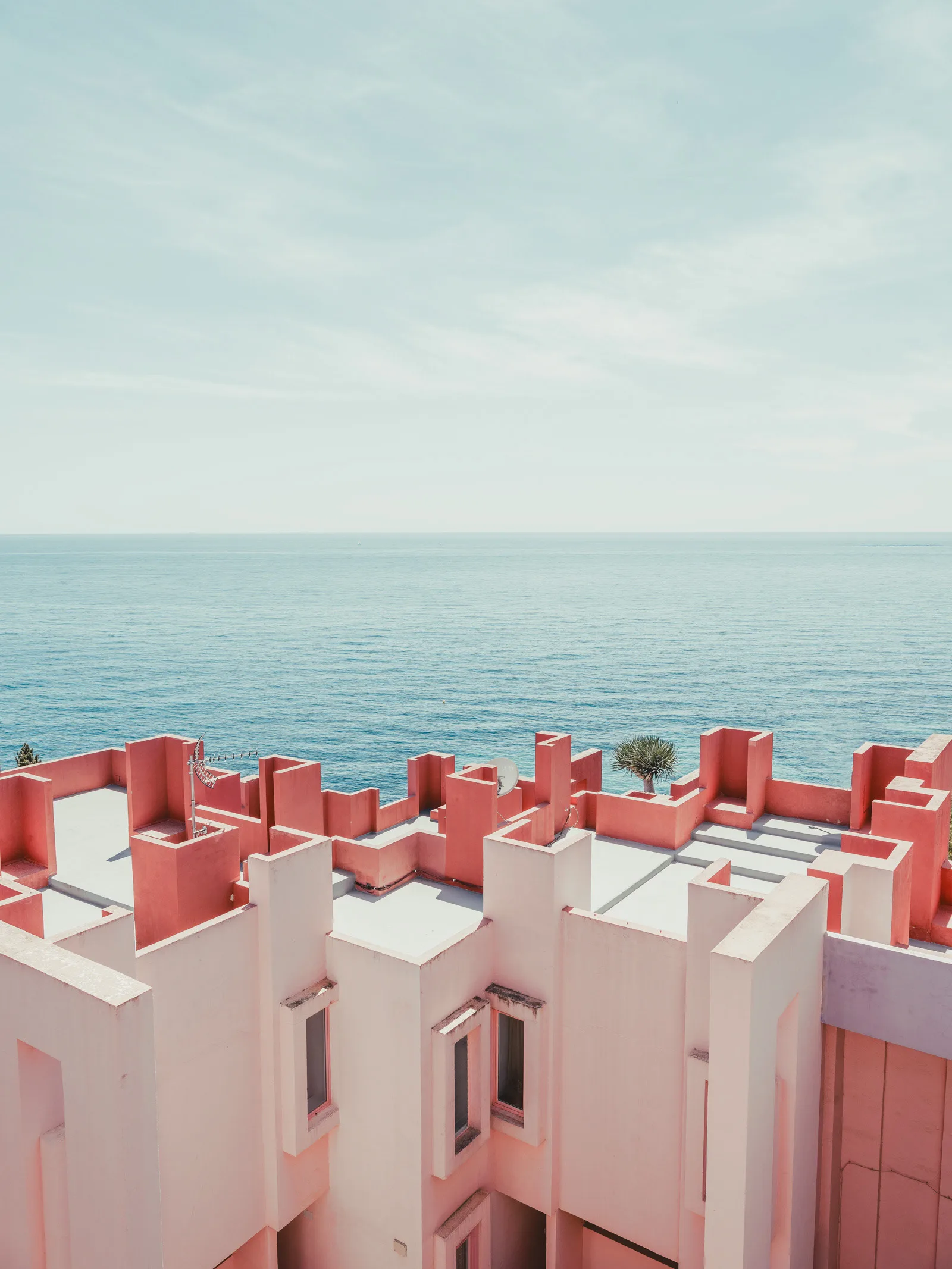 Terraced rooftop overlooking the Mediterranean sea — limited edition fine art print by Ludwig Favre Terraced rooftop overlooking the Mediterranean sea — limited edition fine art print by Ludwig Favre