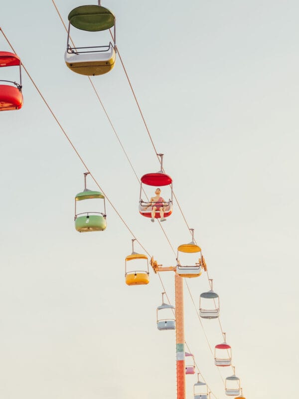 Santa Cruz, Amusement Park, limited edition Santa Cruz art print by Ludwig Favre