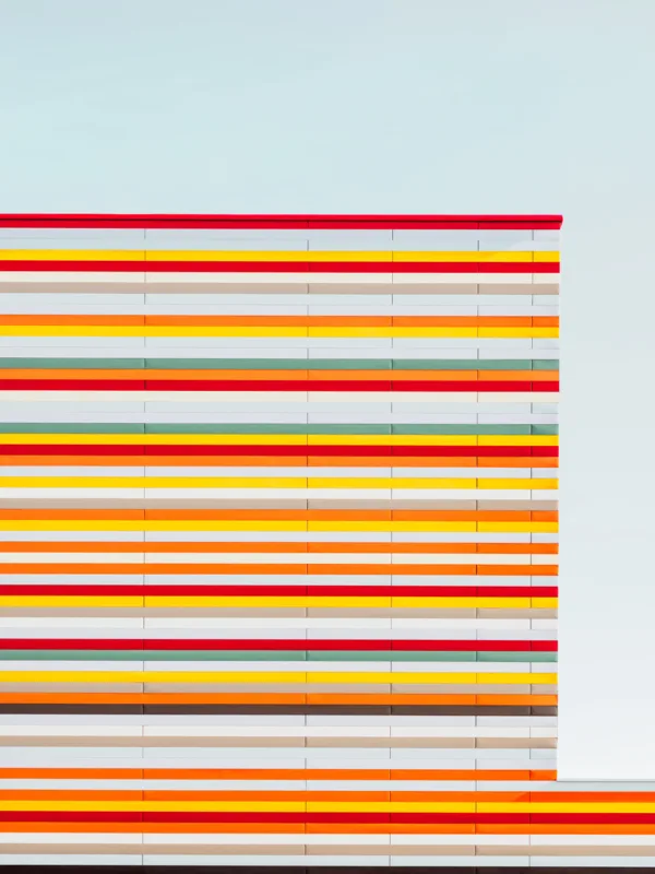 Berlin By Ludwig Favre Fine Art Prints Colorful horizontal facade of a Berlin building — limited edition fine art print by Ludwig Favre