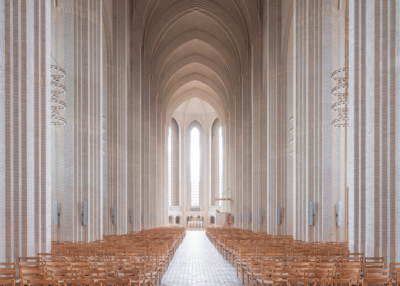 Copenhagen church interior, quiet — limited edition fine art print by Ludwig Favre