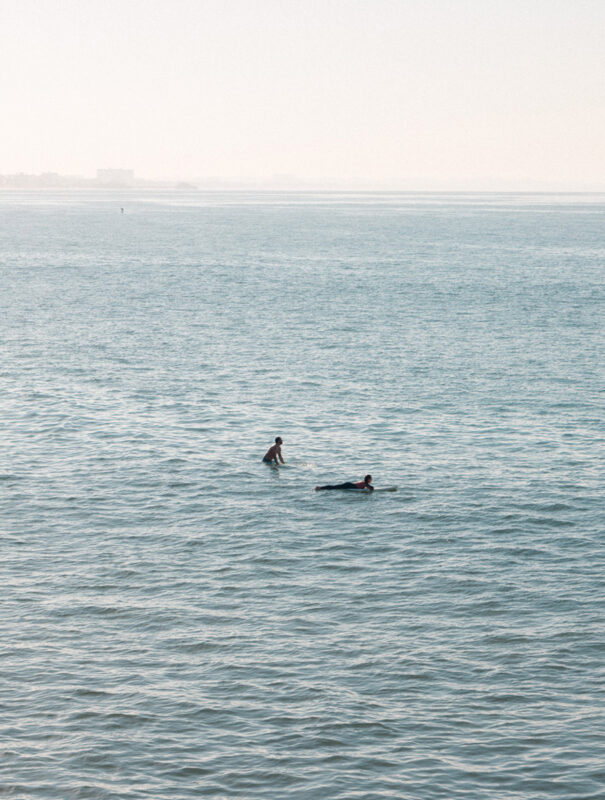 Quiet surfing in Los Angeles ocean — limited edition fine art print by Ludwig Favre Quiet surfing in Los Angeles ocean — limited edition fine art print by Ludwig Favre