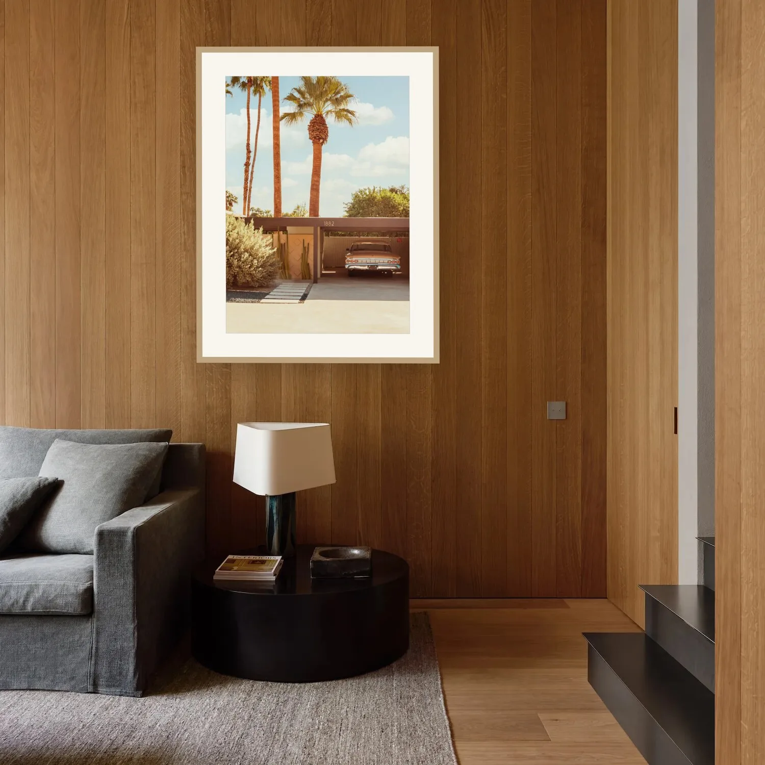 Palm Springs, 1882 | Ludwig Favre Fine Art Print