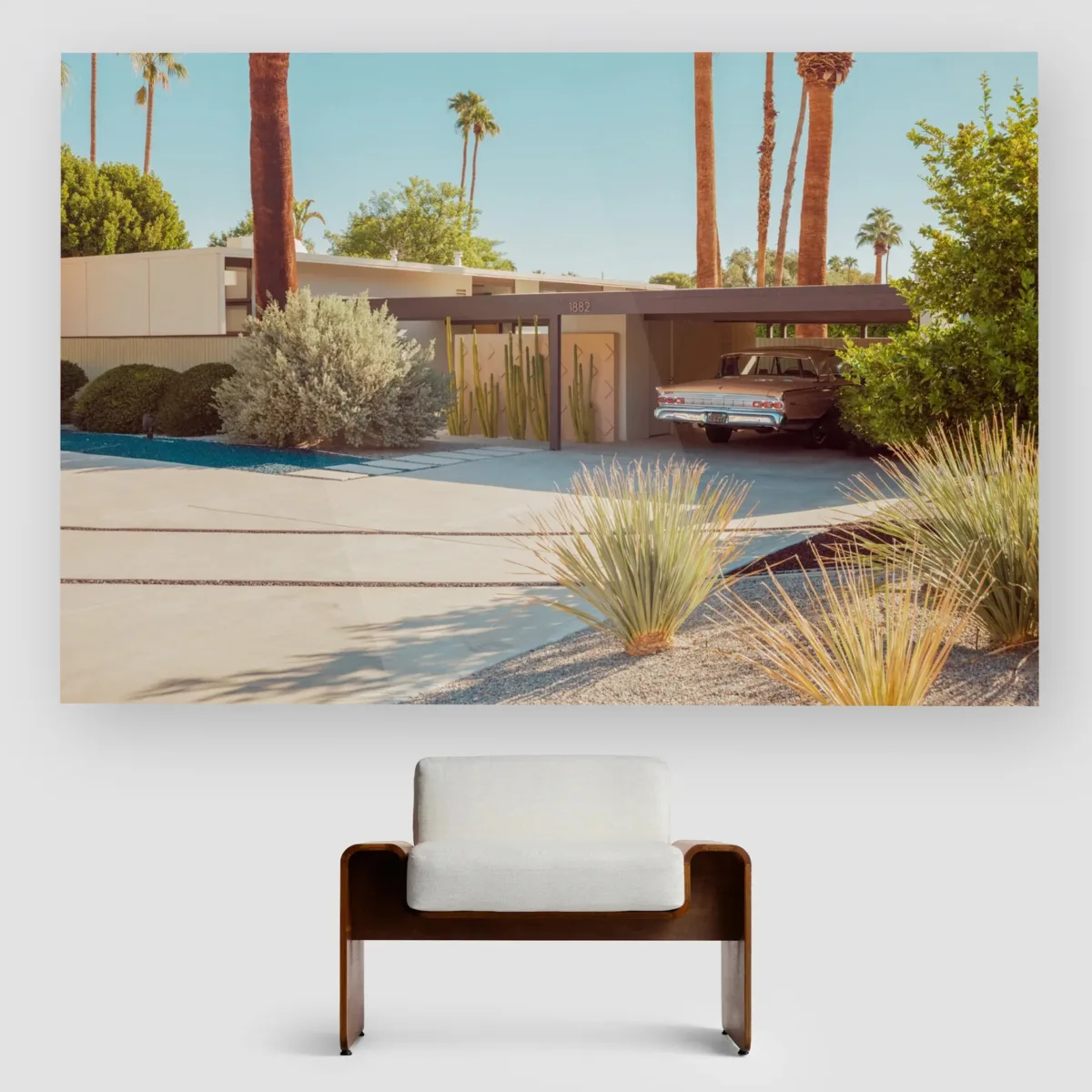 Palm Springs, Brown Car