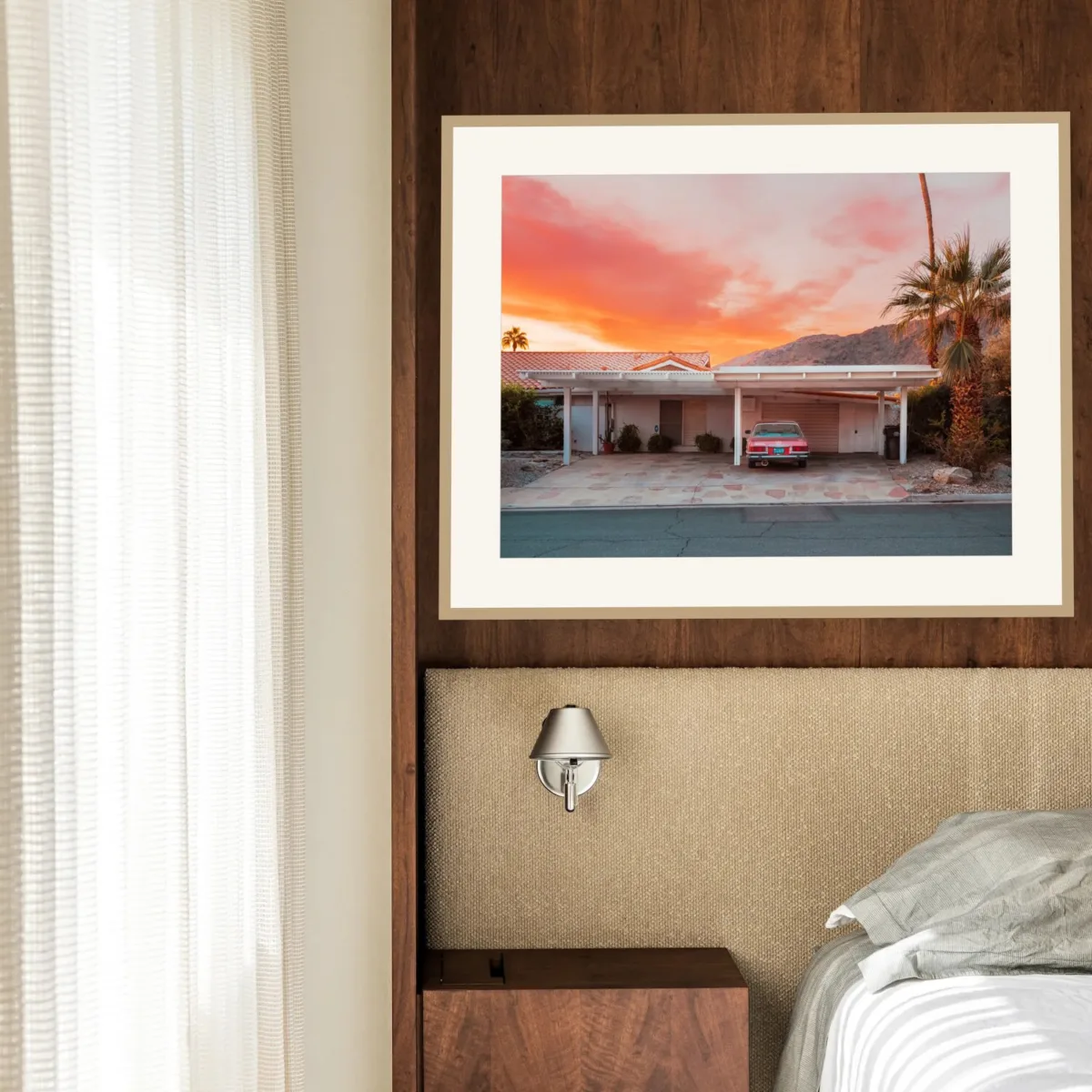 Palm Springs, Orange sky